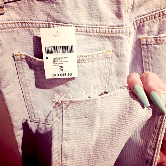 NWT Forever 21 Mom Jeans sz. 28" (button fly) - Picture 5 of 7